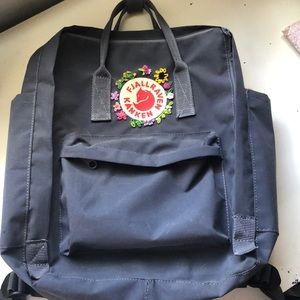 Floral Embroidered kanken